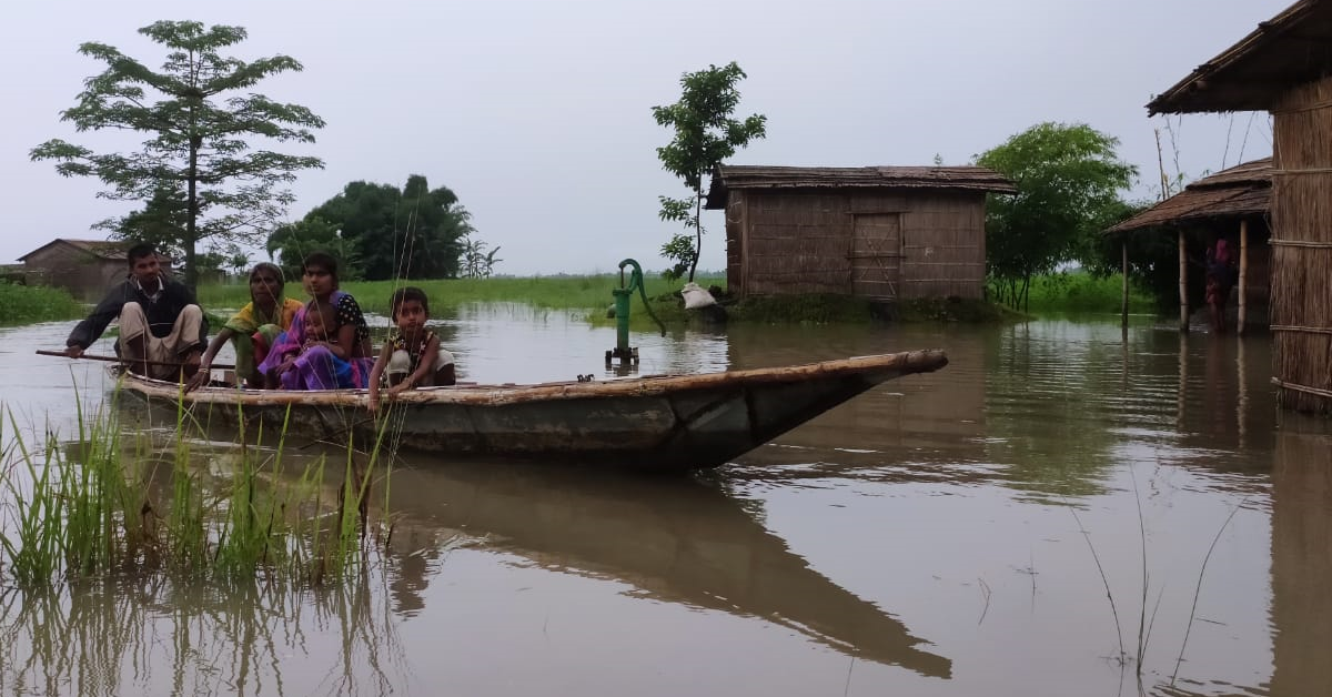 CJP’s relief efforts continue in Assam despite cyclone, floods and heavy rains