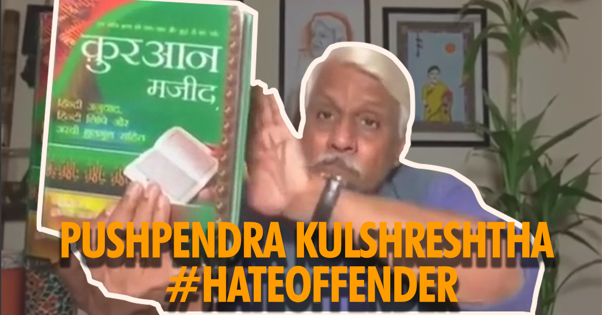 How ex-journalist Pushpendra Kulshreshtha sells hate